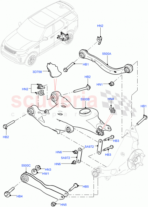 Part Diagram for Land Rover LR139497