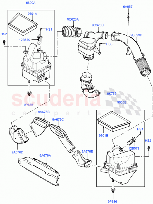 Part Diagram for Land Rover LR141743