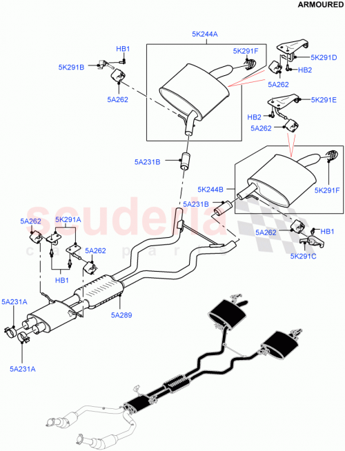 Part Diagram for Land Rover LR109027