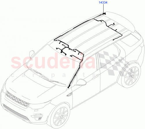 Part Diagram for Land Rover LR143960