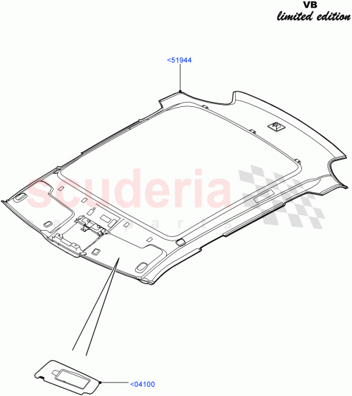 Part Diagram for Land Rover LR043596