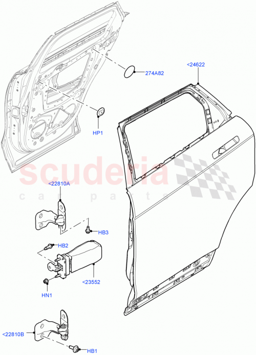 Part Diagram for Land Rover LR138384