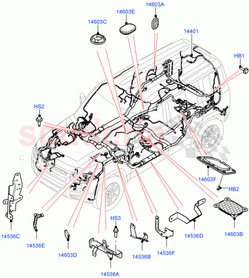 Part Diagram for Land Rover LR172313