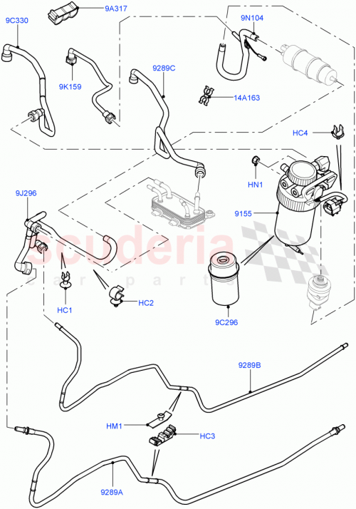 Part Diagram for Land Rover LR019161