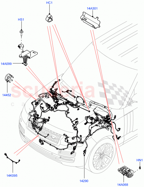 Part Diagram for Land Rover LR040613
