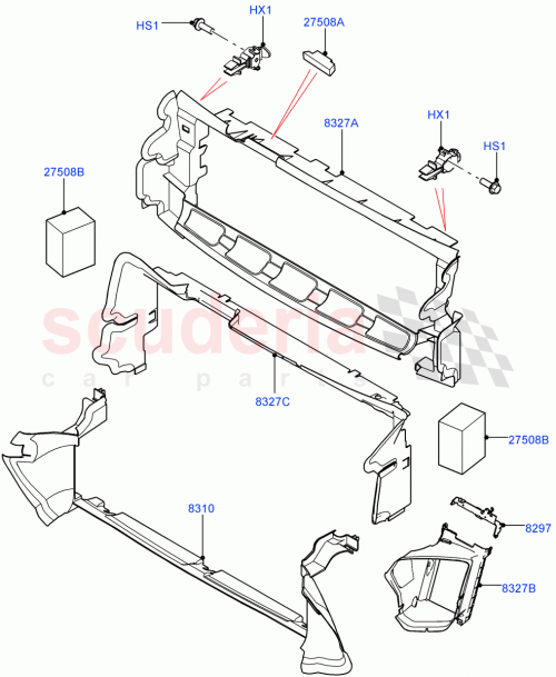 Part Diagram for Land Rover LR002228