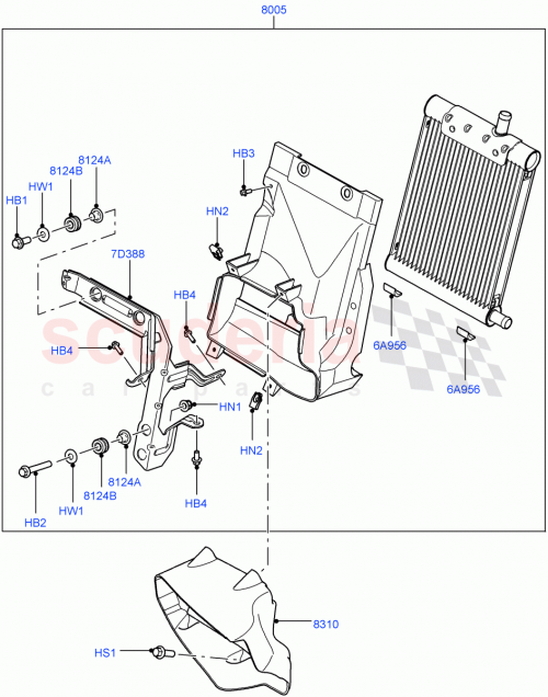Part Diagram for Land Rover LR011981