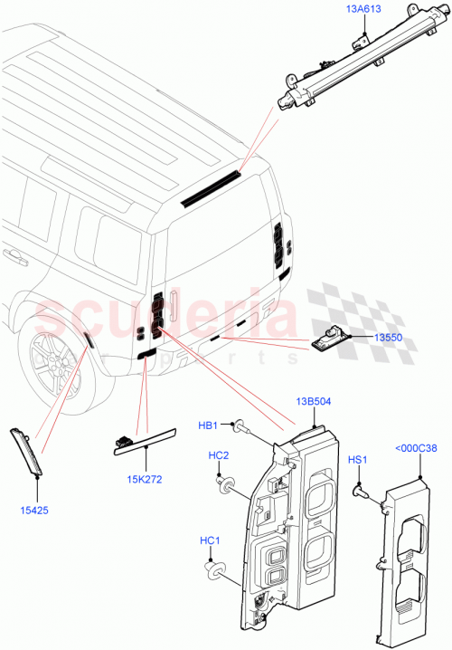Part Diagram for Land Rover LR135947