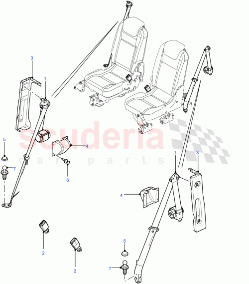 Part Diagram for Land Rover EWY500050
