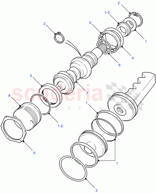 Part Diagram for Land Rover RTC4404