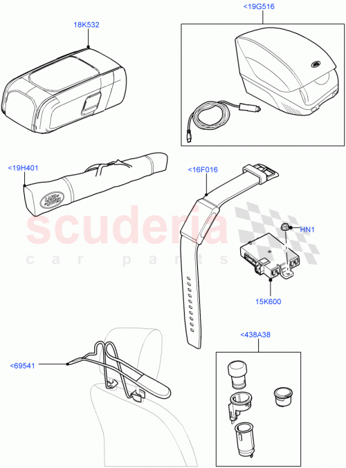Part Diagram for Land Rover VPLRS0365