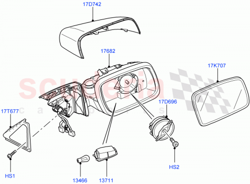 Part Diagram for Land Rover LR043690