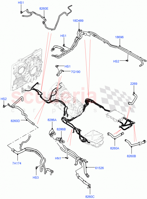 Part Diagram for Land Rover LR100950