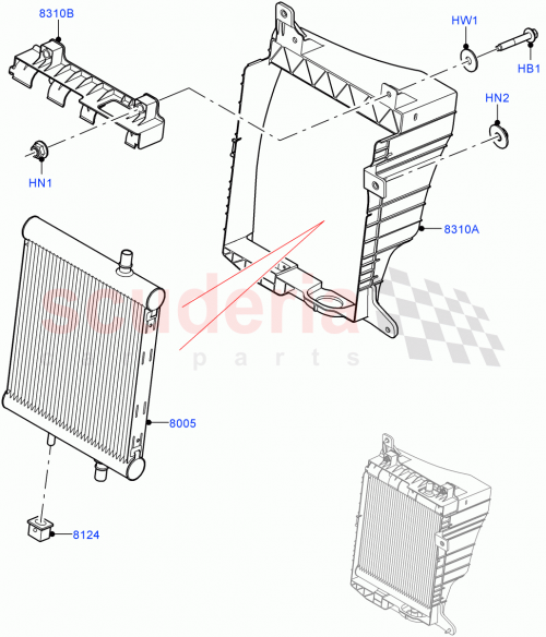 Part Diagram for Land Rover LR128286