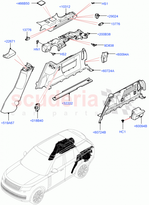 Part Diagram for Land Rover LR151277
