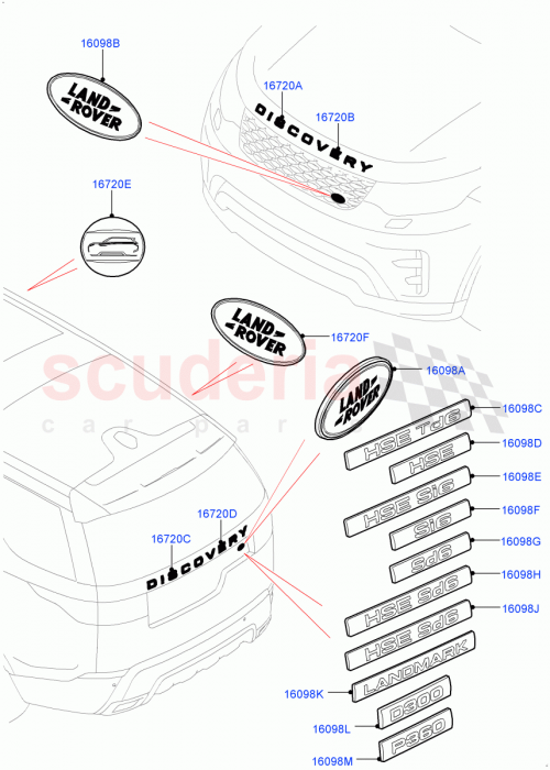 Part Diagram for Land Rover LR142343