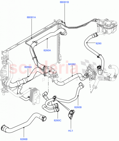 Part Diagram for Land Rover LR060348