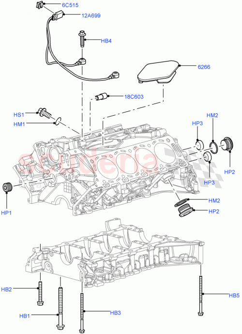 Part Diagram for Land Rover 1069179