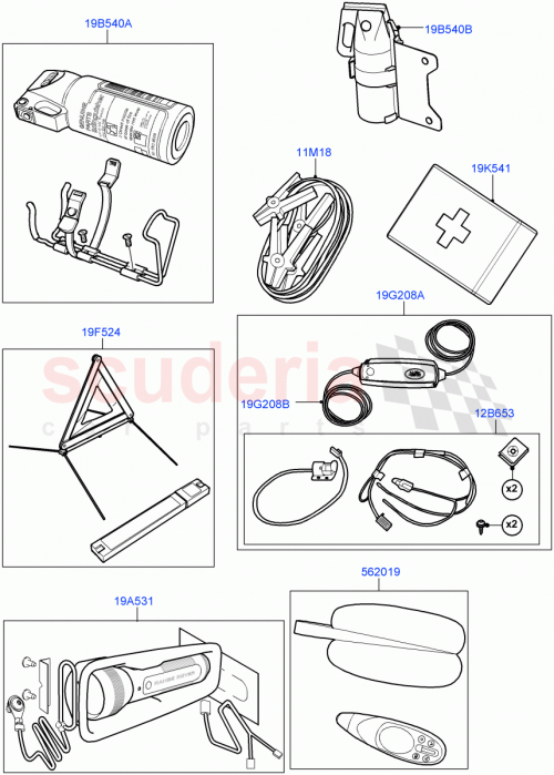 Part Diagram for Land Rover VPLVV0090