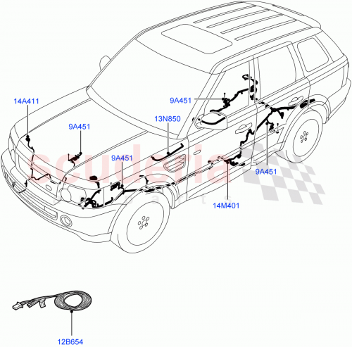 Part Diagram for Land Rover LR016987