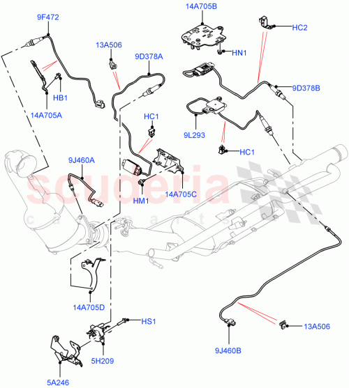 Part Diagram for Land Rover LR137629