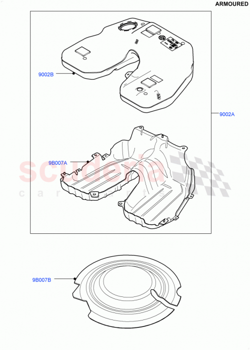 Part Diagram for Land Rover LR057713