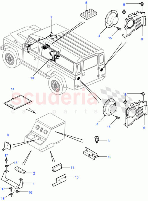 Part Diagram for Land Rover LR008979