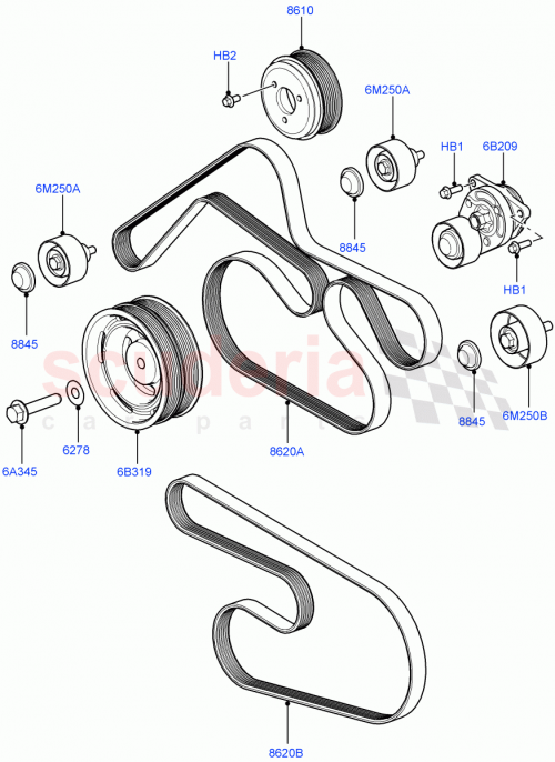 Part Diagram for Land Rover FS108166