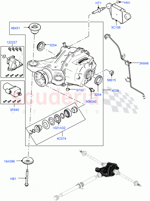 Part Diagram for Land Rover LR117021