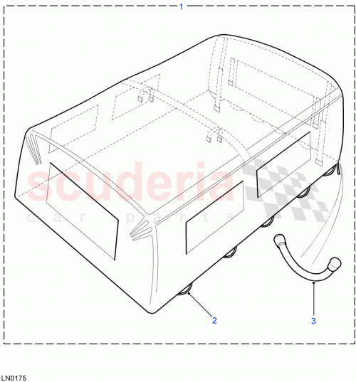 Part Diagram for Land Rover LR024844