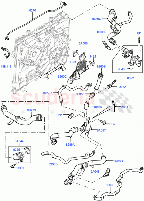Part Diagram for Land Rover LR079608