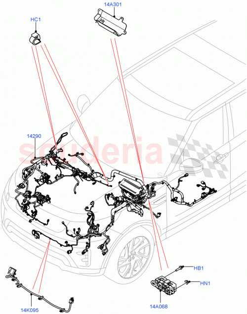 Part Diagram for Land Rover LR115580