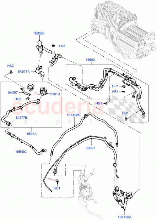 Part Diagram for Land Rover LR151541