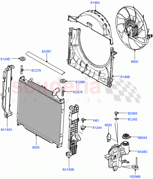 Part Diagram for Land Rover PGK500281