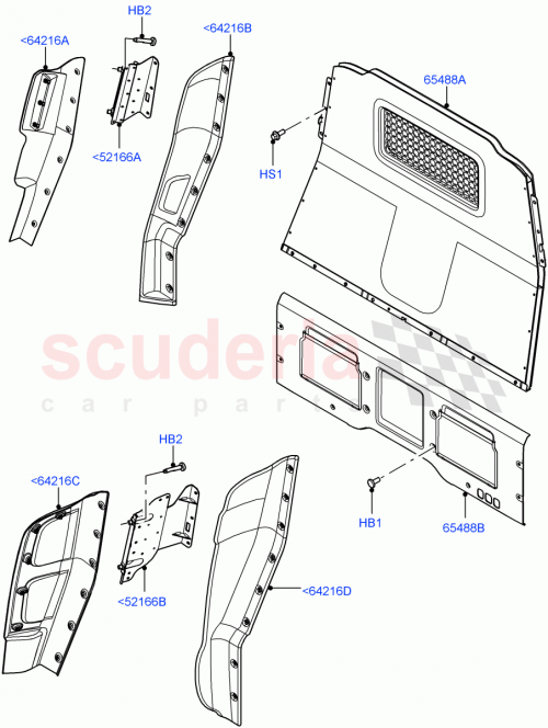 Part Diagram for Land Rover LR143434