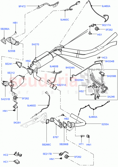 Part Diagram for Land Rover LR023083