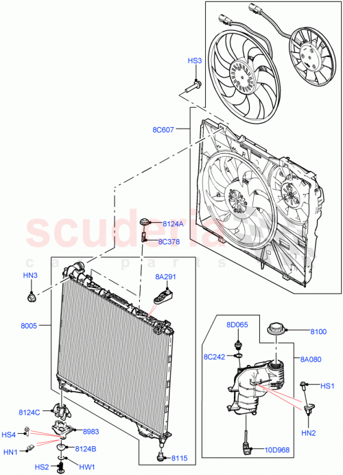 Part Diagram for Land Rover LR090625
