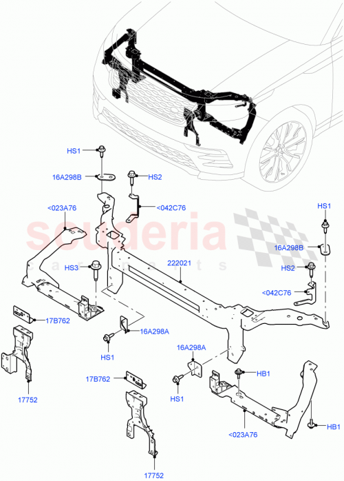 Part Diagram for Land Rover LR092799