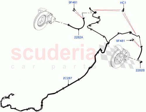 Part Diagram for Land Rover LR153816