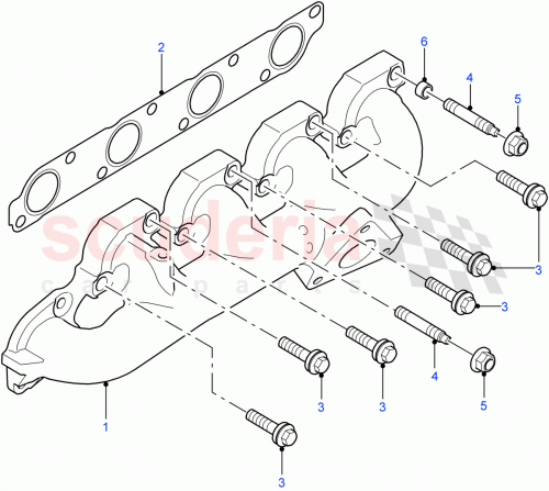 Part Diagram for Land Rover LR004501