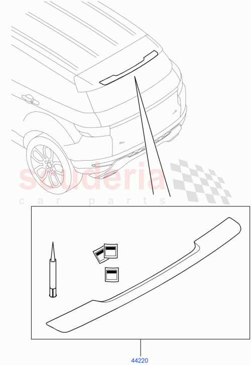 Part Diagram for Land Rover VPLVB0101