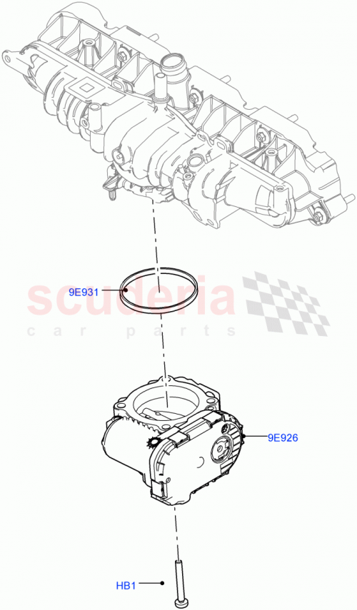 Part Diagram for Land Rover LR092110