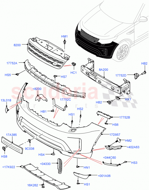 Part Diagram for Land Rover LR146328