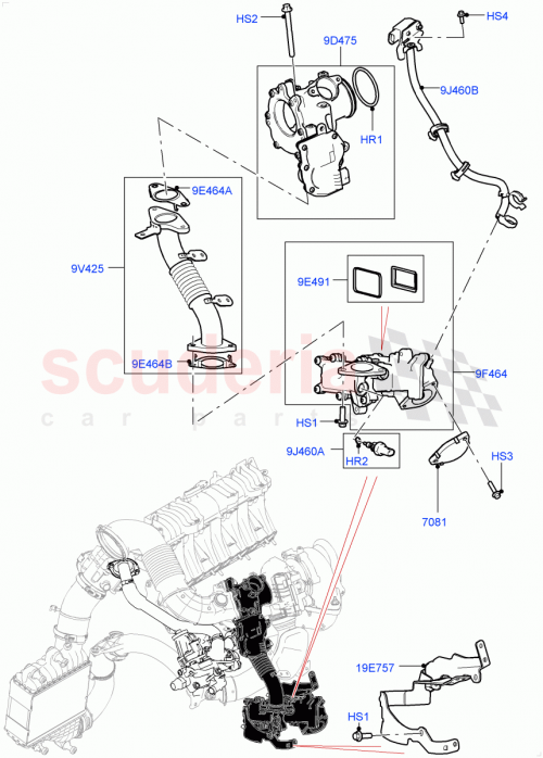 Part Diagram for Land Rover LR123831