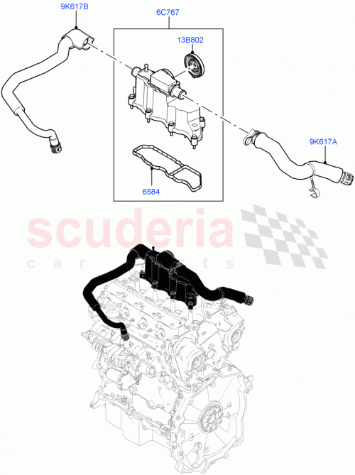 Part Diagram for Land Rover LR117095