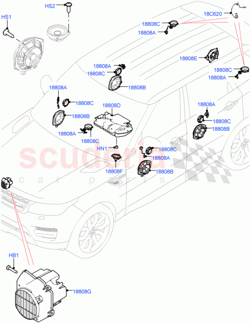 Part Diagram for Land Rover LR054583