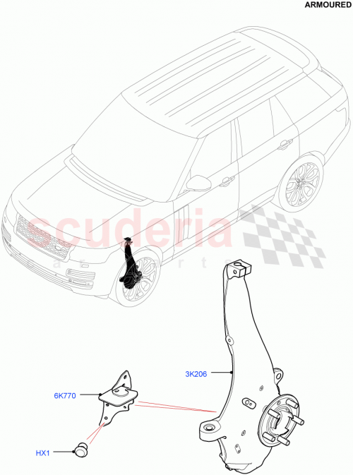 Part Diagram for Land Rover LR155540
