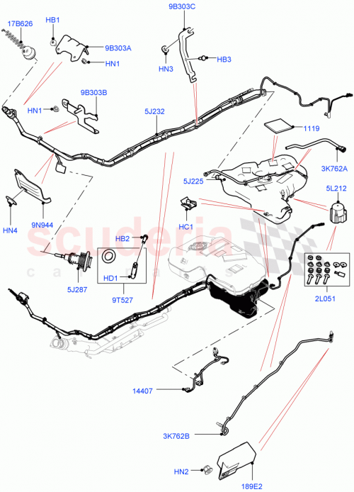 Part Diagram for Land Rover LR073584