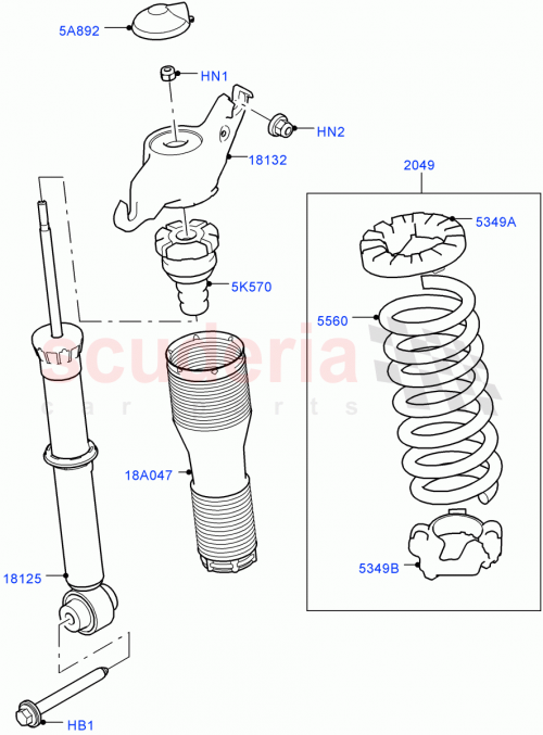 Part Diagram for Land Rover LR079905