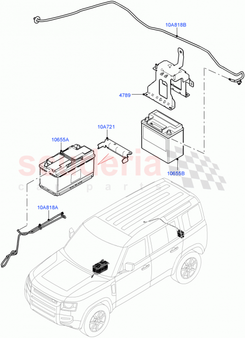 Part Diagram for Land Rover LR131540